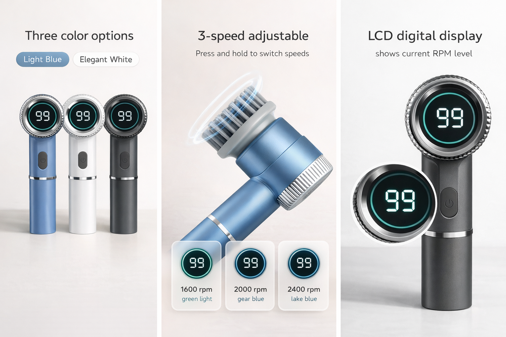 Multifunctional Handheld Electric Dish Brush